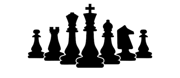 チェスシンボルデザインアートレジャー戦略スポーツピクトグラム
