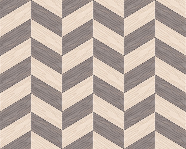 Vector chevron wood parquet seamless pattern texture and background