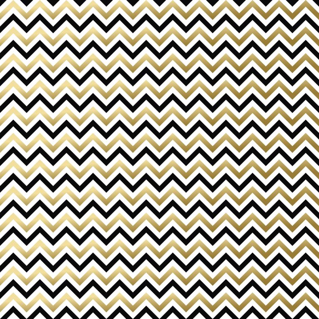 Vector chevron zwart wit goud patroon herringbone vector achtergrond voor kerstontwerp