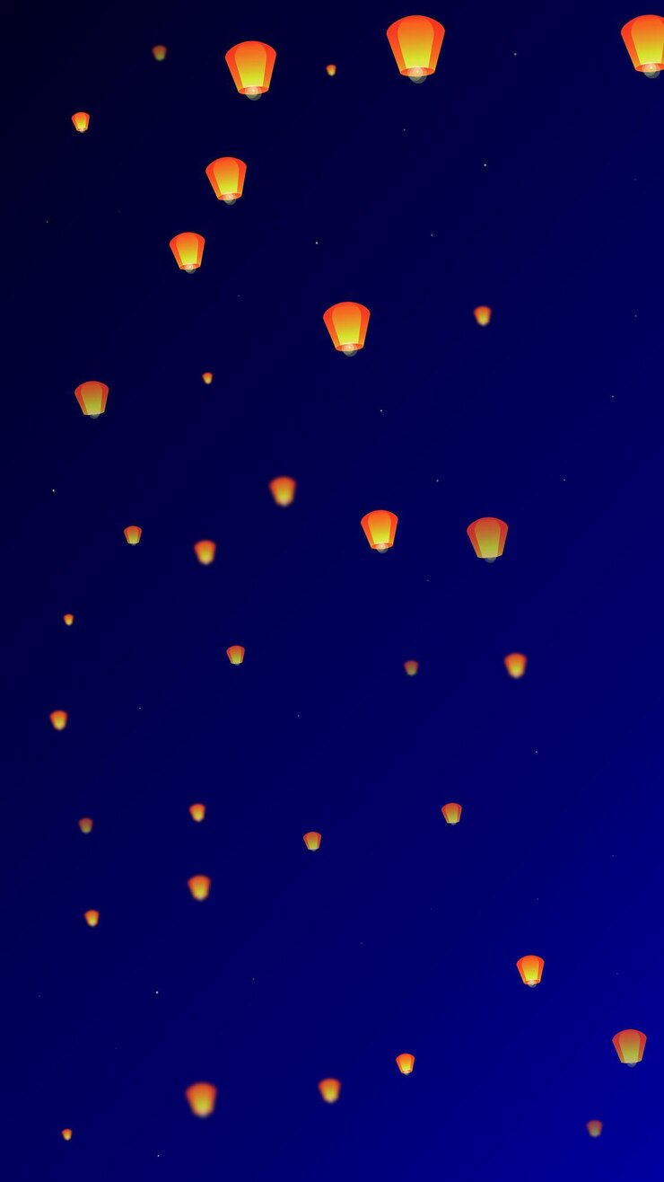 Vector chiang mai celebration of loy krathong