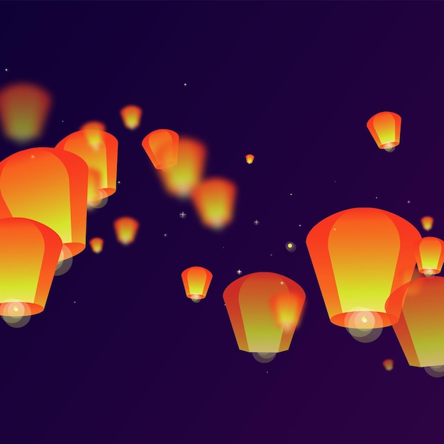 Chiang Mai celebration of Loy Krathong