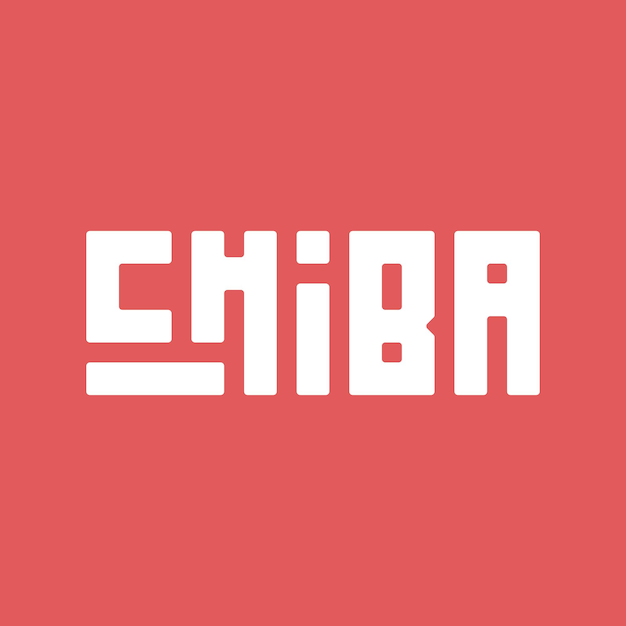 Vector chiba lettering design