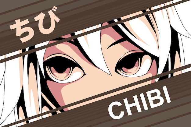 Chibi anime in stile manga comico