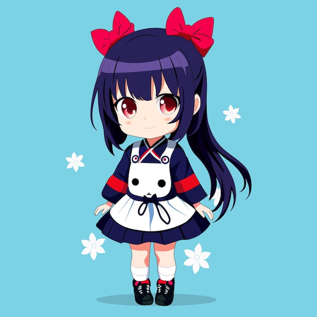 Chibi anime cute cartoon kawaii