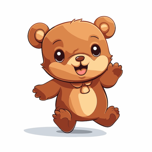 Vector chibi bear