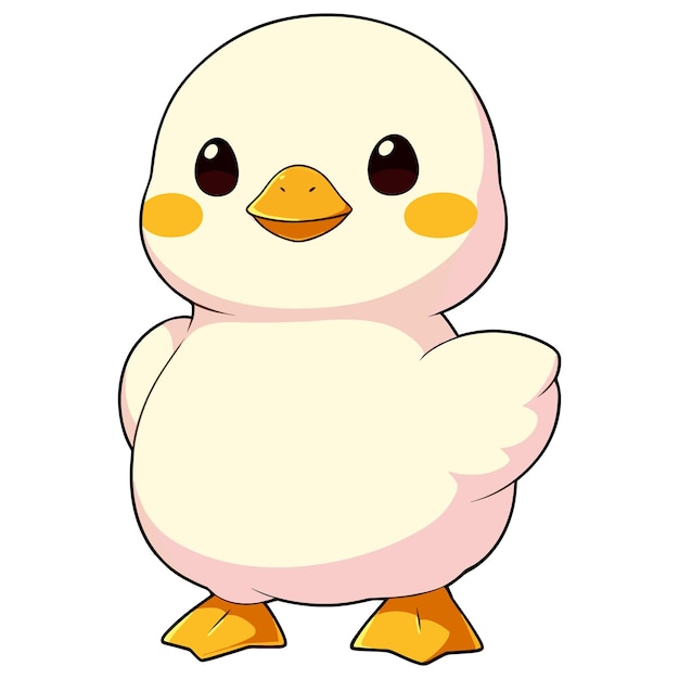 Chibi Duck Clipart