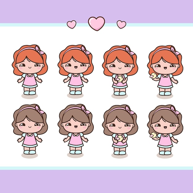 chibi little girls