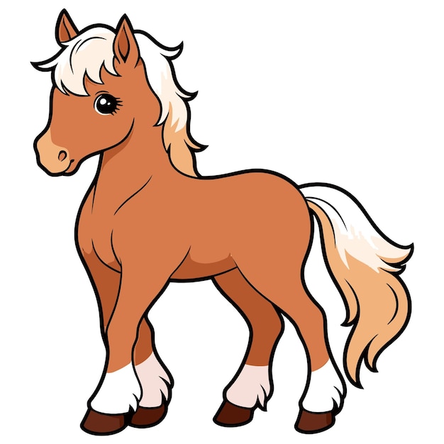 Chibi paard clipart