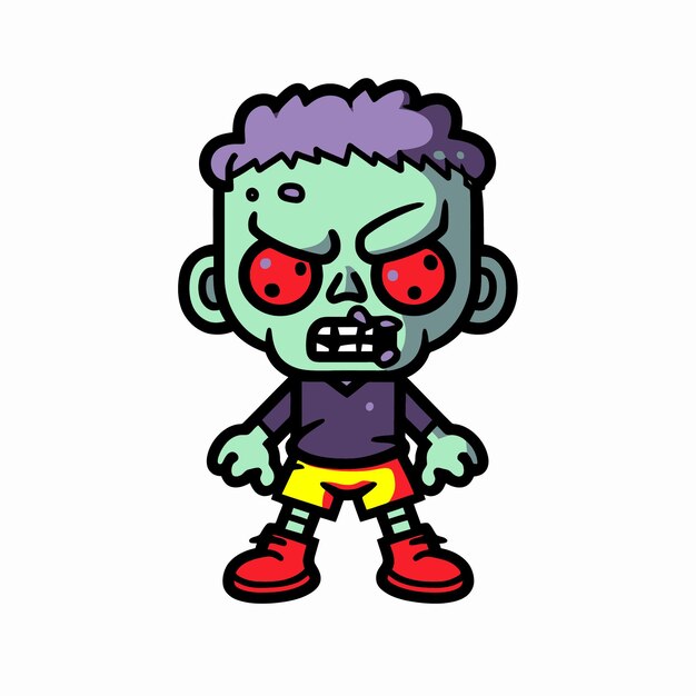 Vector chibi zombies