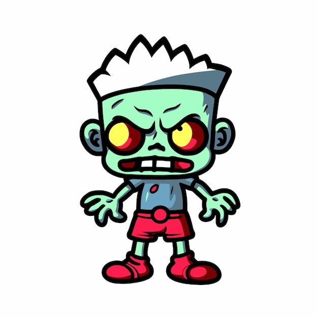 Vector chibi zombies