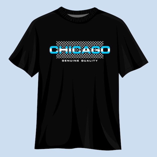 Vector chicago vector tshirt ontwerp