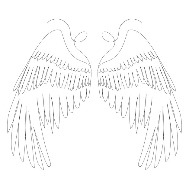 Chick line drawing on abstract background ,vector, isolated