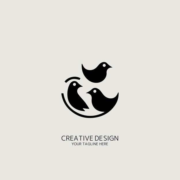 Vector chick logo vector file