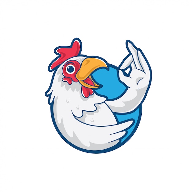 Chicken  cartoon mascot