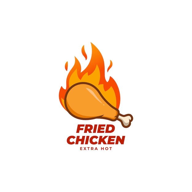 chicken feet logo for fast food restaurants grilled chicken label