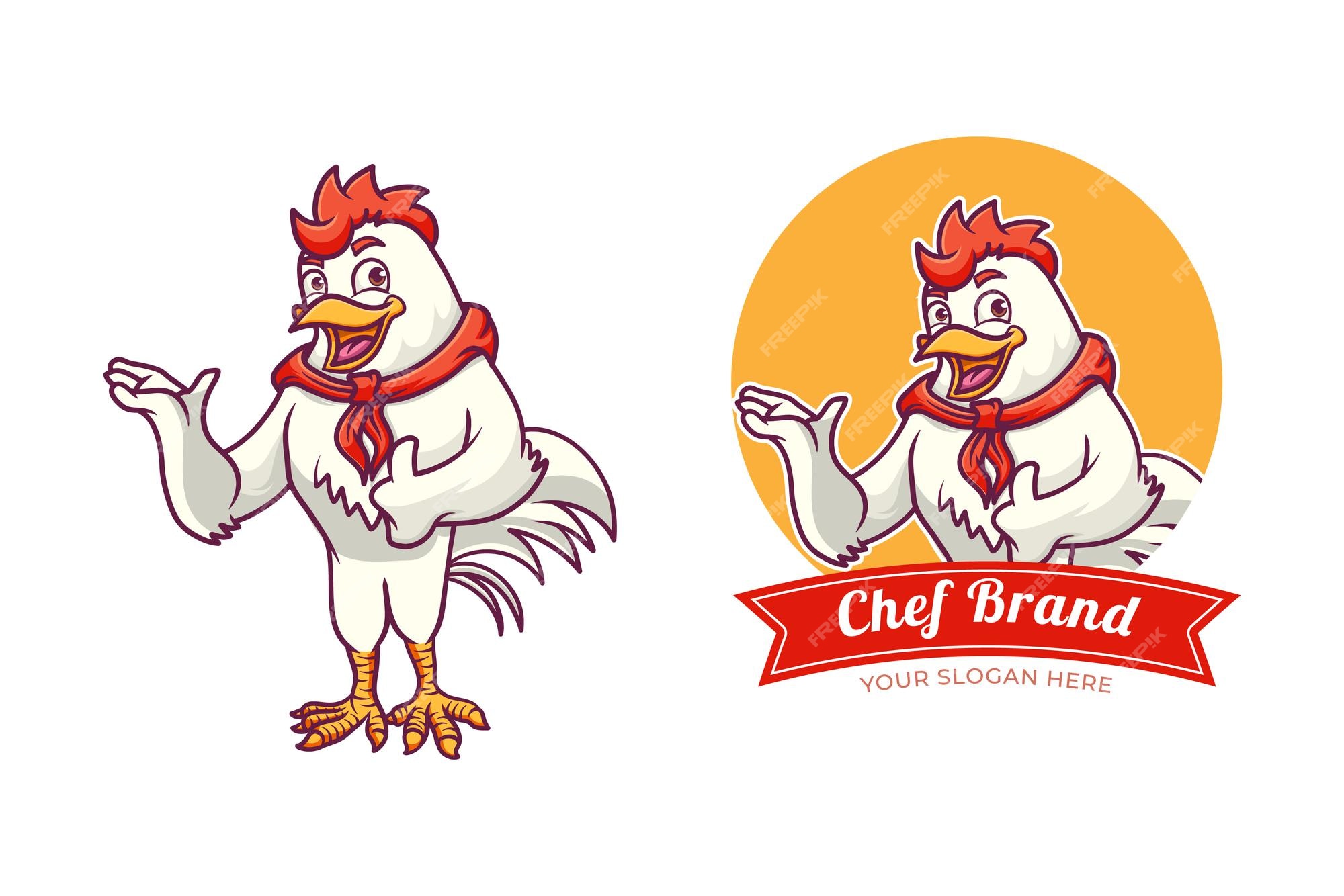 Premium Vector | Chicken logo cartoon character a funny cartoon rooster chicken giving a thumbs up Premium Vector | Chicken logo cartoon character a funny cartoon rooster chicken giving a thumbs up