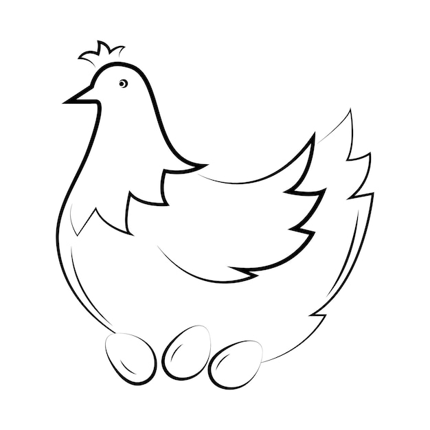 Chicken logo vector design