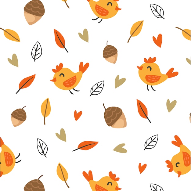 Chicken pattern background