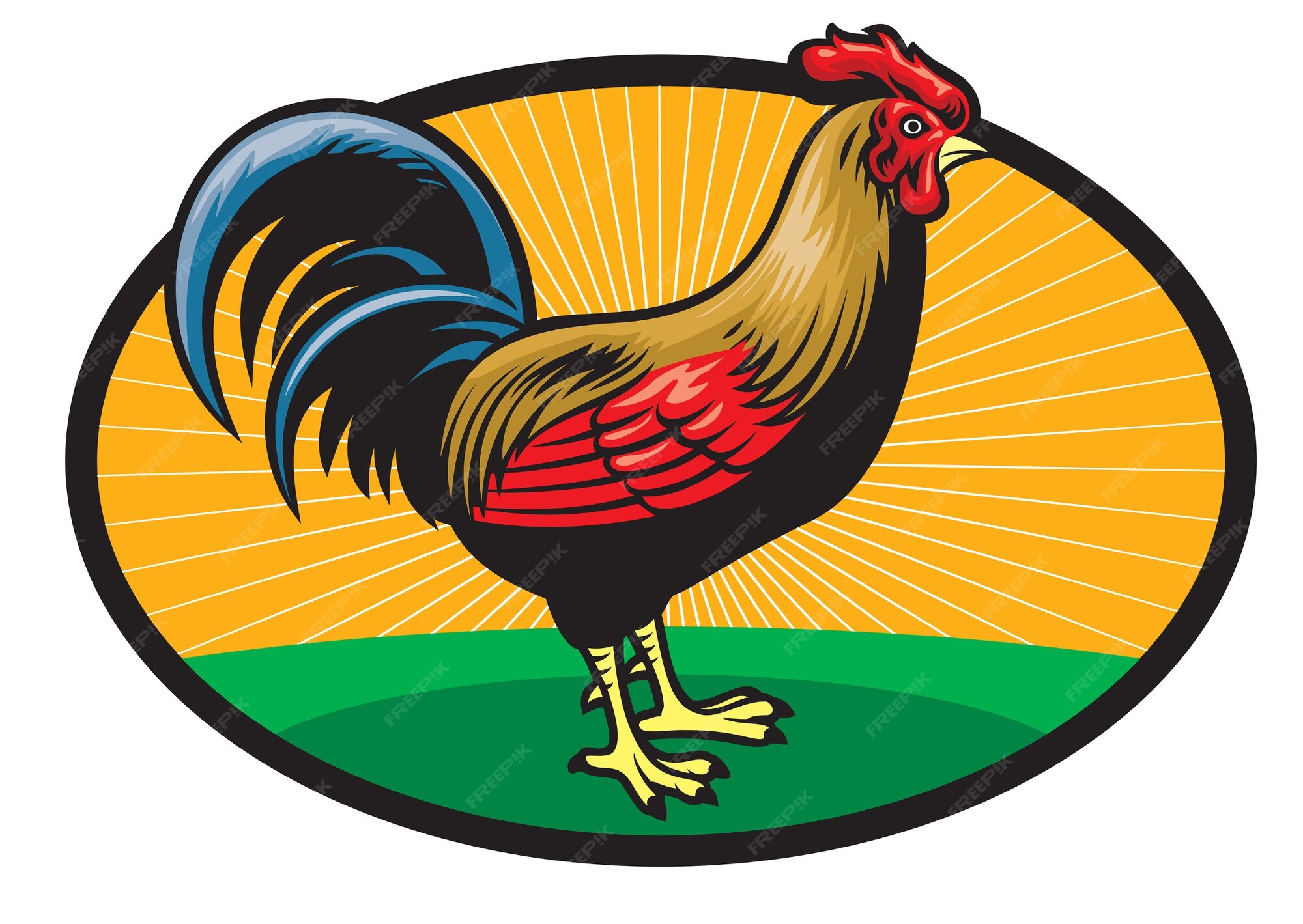 Premium Vector | Chicken rooster