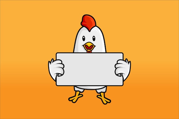 Elemento di vettore di disegno del modello di pollo