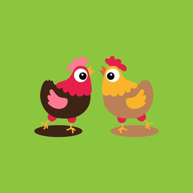 chicken vector design element icon
