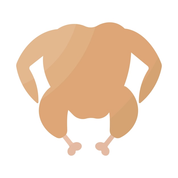 Chicken whole fresh kitchen cook icon element