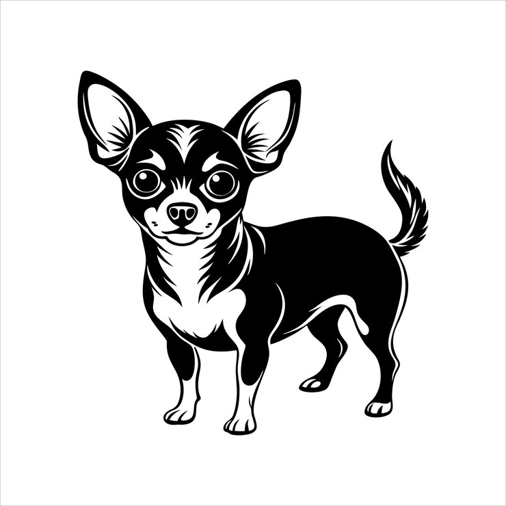 Vector chihuahua dog vector svg