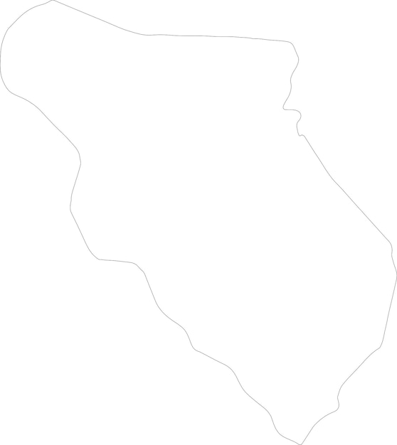 Chikwawa Malawi outline map