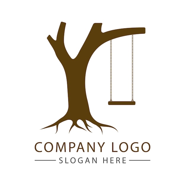 Вектор Логотип по уходу за ребенком, плоский дизайн