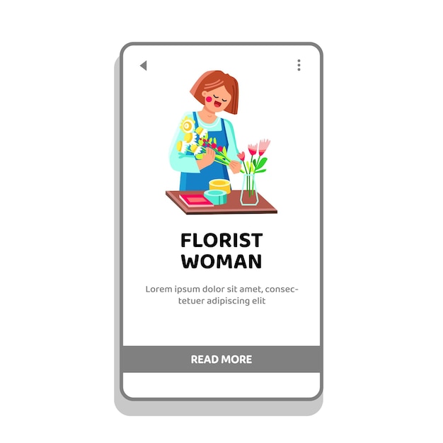 child florist woman vector sea happy girl ocean boy children child florist woman web flat cartoon illustration