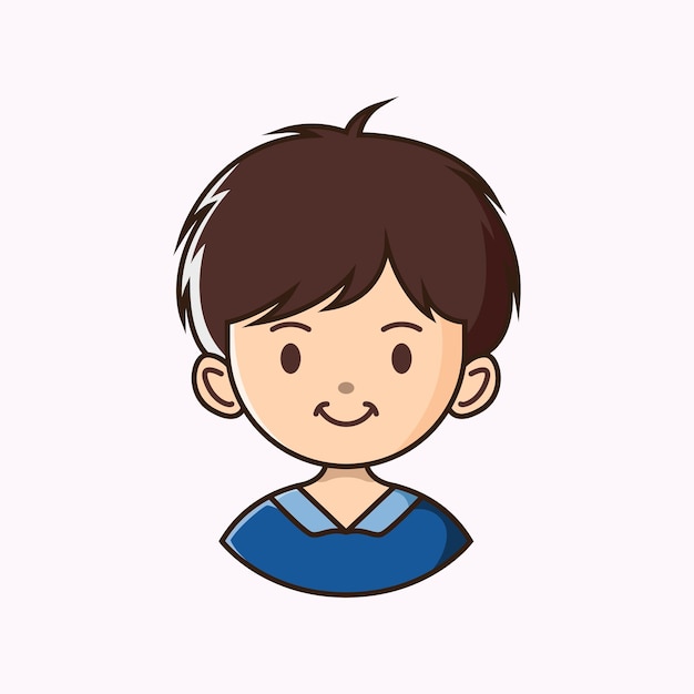 Premium Vector | Child icon face