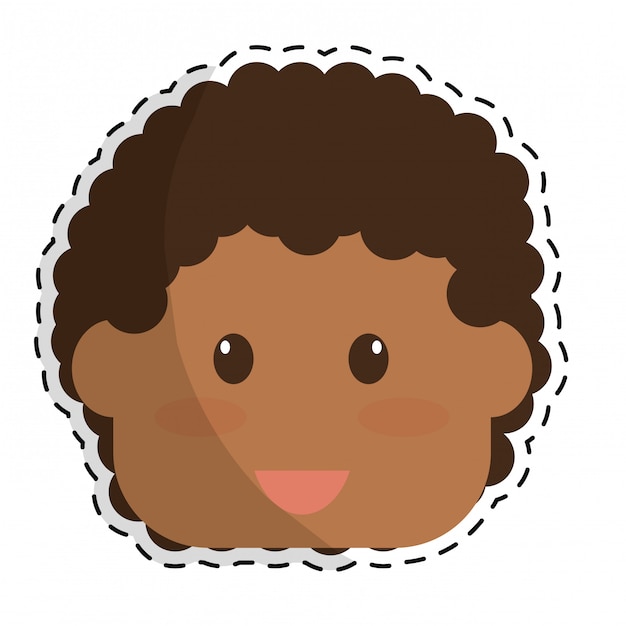 Vector child icon image