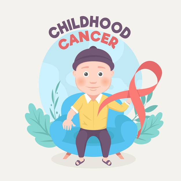 Childhood Cancer Survivor Illustration