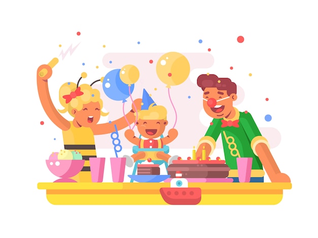 子供の誕生日パーティー