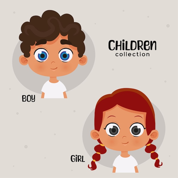 Vector children collection_01