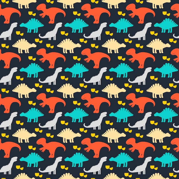 Vector children cute seamless pattern