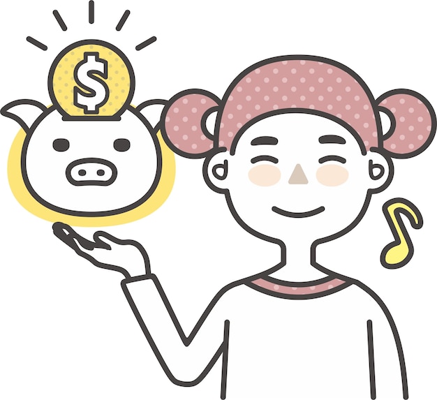 子どもはお金を貯める習慣を身につける