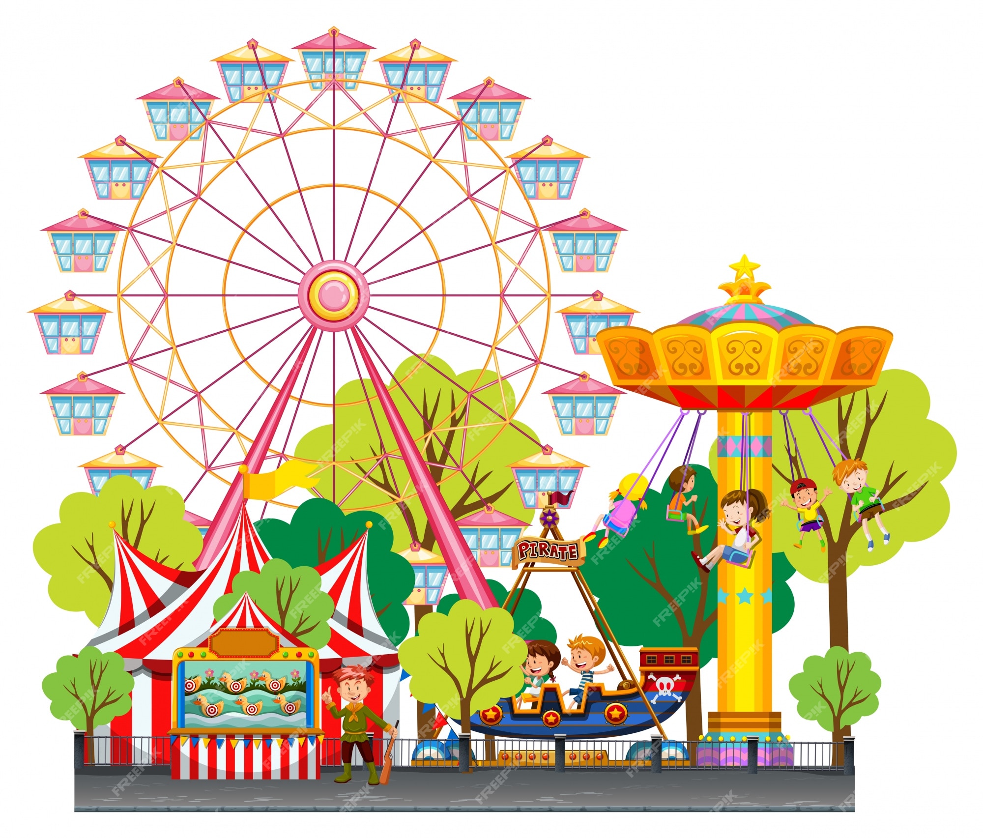 free carnival rides clipart