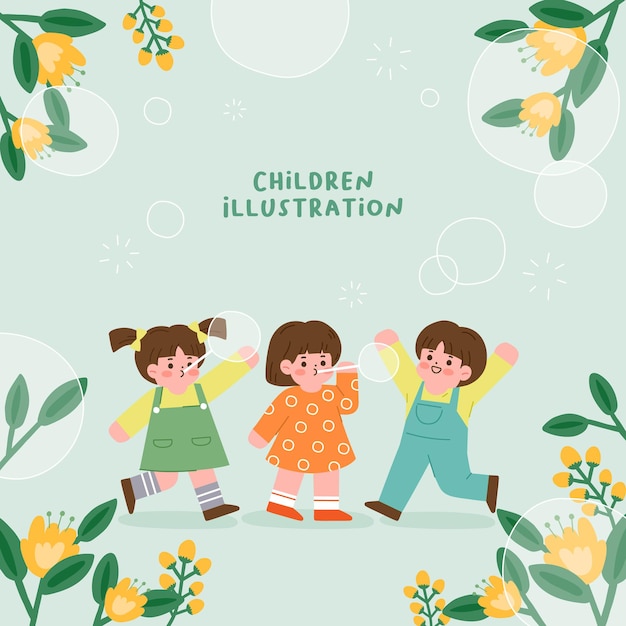 Vector children illustration