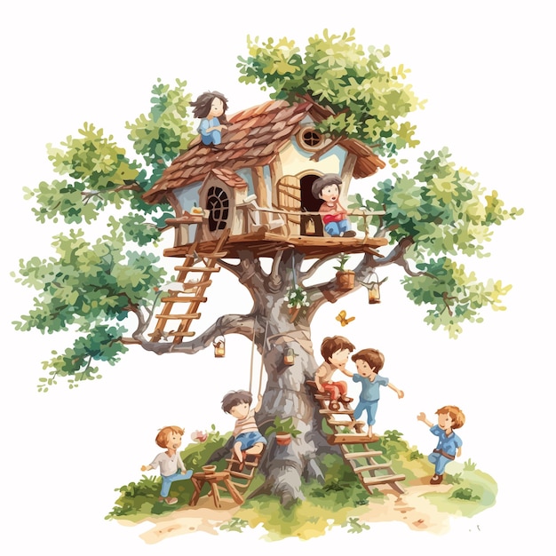 Children_playing_and_having_fun_in_the_treehouse