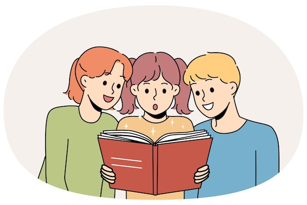 아이 들 은 책 을 읽고 학교 백과사전 에 묘사 된 역사적 사실 에 놀랐다