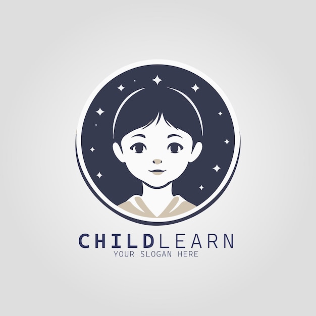 Children's education logo concept for company and branding