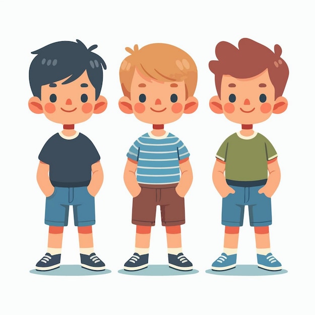 Vector children vector illustration