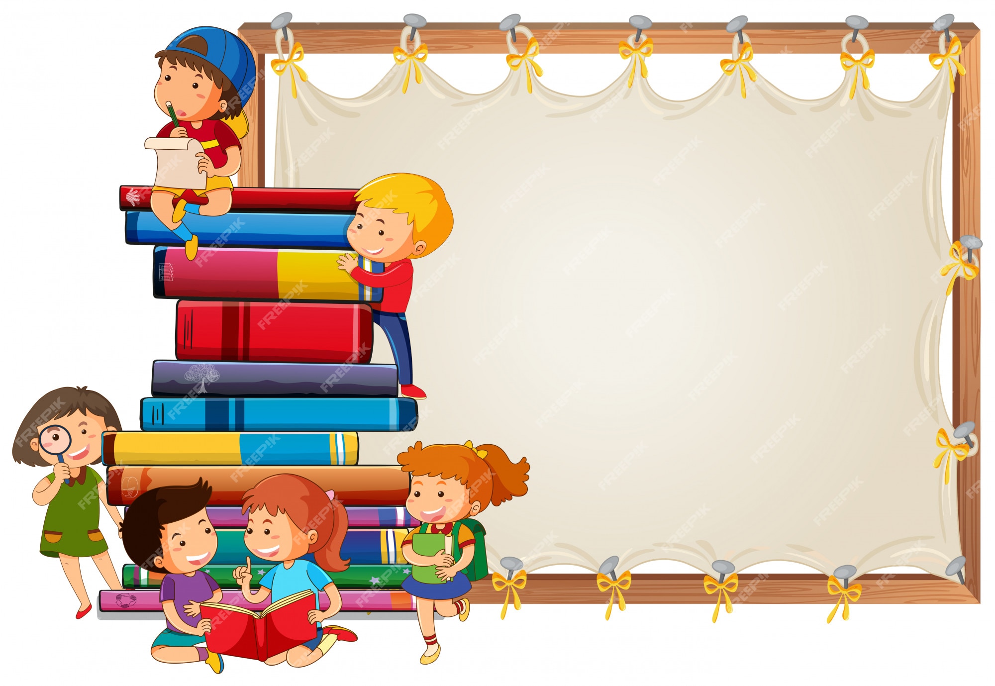 books clip art border