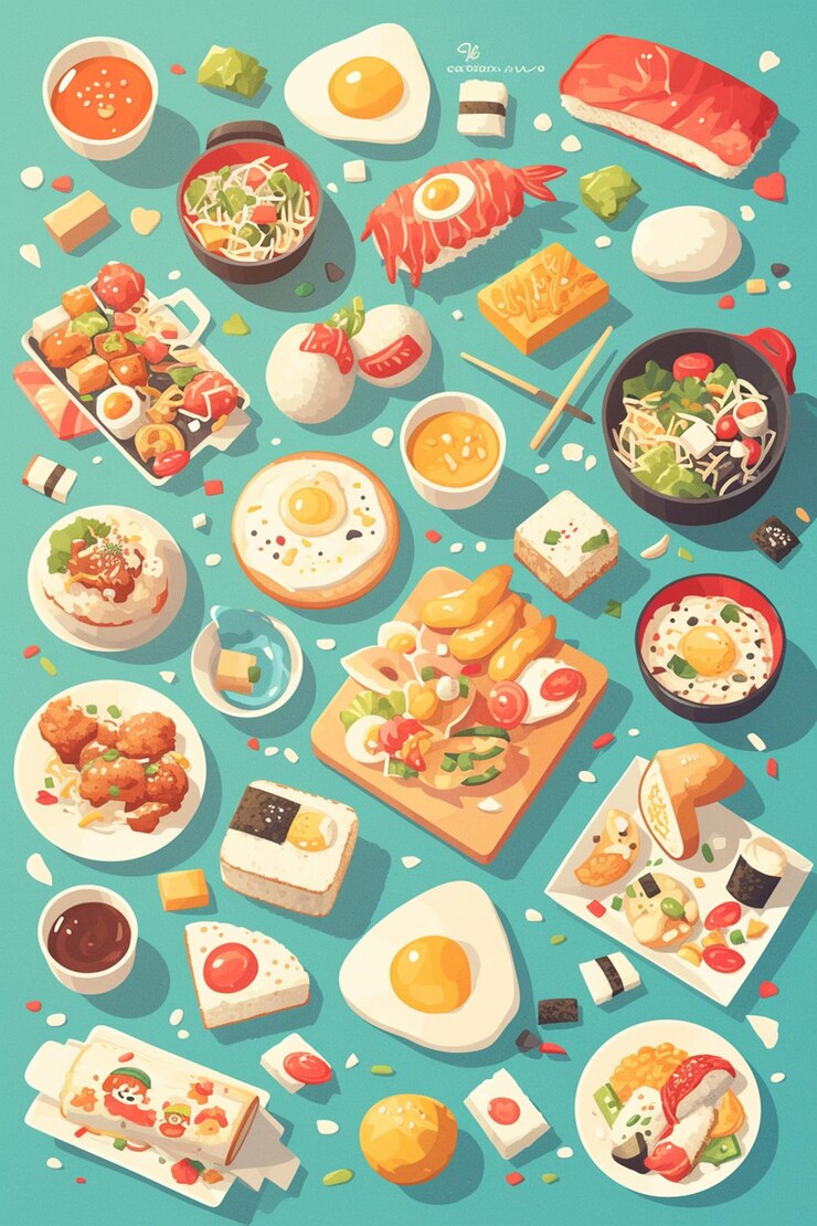 おいしいスナックやお子を用意した子供の日