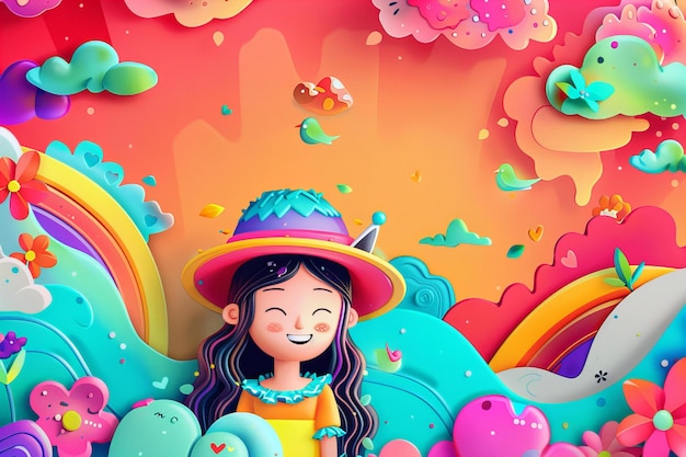 Vector childrens illustration