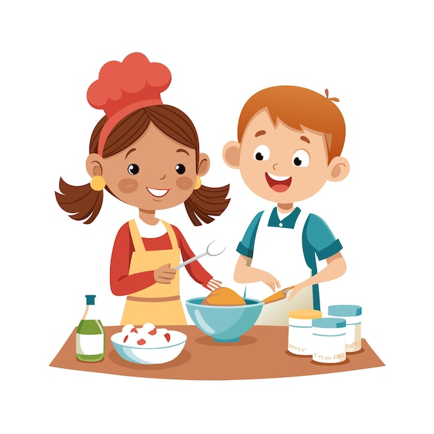 childrens learning and entertaining cartoon character vector illustration for education and media