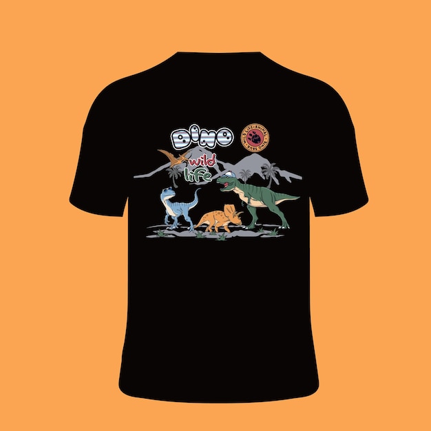 Vector childrens t shirt design vector