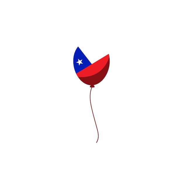 Chile Element Independence Day Illustration Design Vector