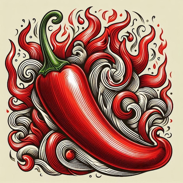 Chili pepper vector illustration